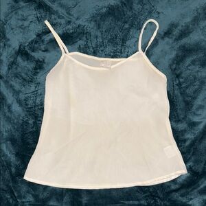 Vintage Cream Spaghetti Strap Top